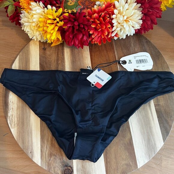 PrAna Womens Gemma Reversible Swim Bottom XTRA-LARGE in Black - Picture 1 of 5